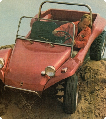 Old Red Meyers Manx buggy